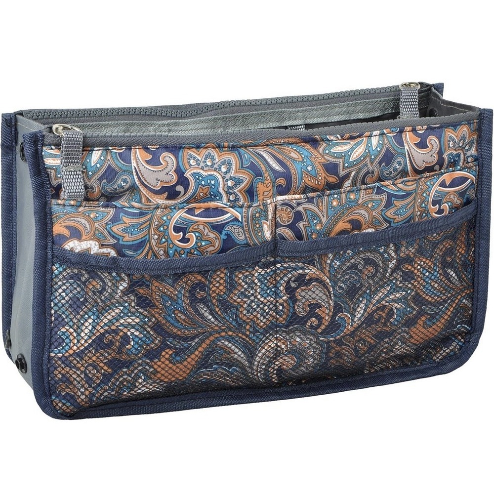 Vercord‎ Purse Organizer Insert Splash Wave Large Handbag Tote Organizer NWT